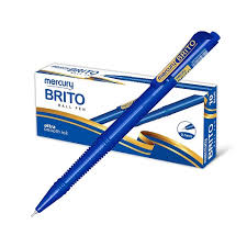 Mercury Brito Ball Pen Blue 10 Pcs